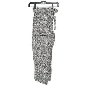 Lauren Ralph Lauren Pants Womens Size 18 Black White Geometric Viscose Relaxed
